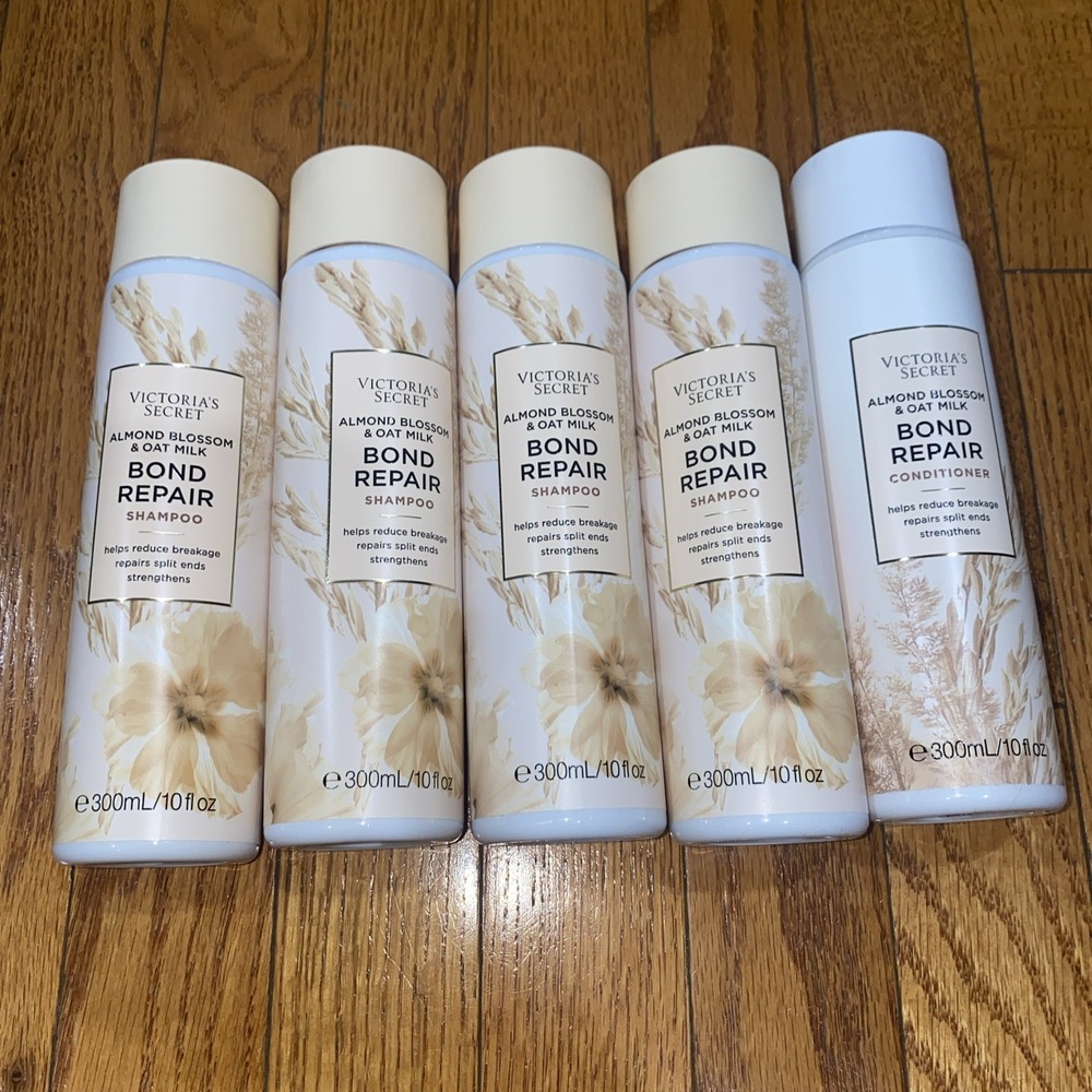 VICTORIA'S SECRET BOND REPAIR‎ ALMOND BLOSSOM OAT MILK 4x SHAMPOO 1x CONDITIONER